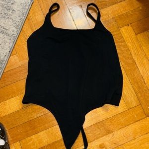 BP tank top black bodysuit. Does not clip